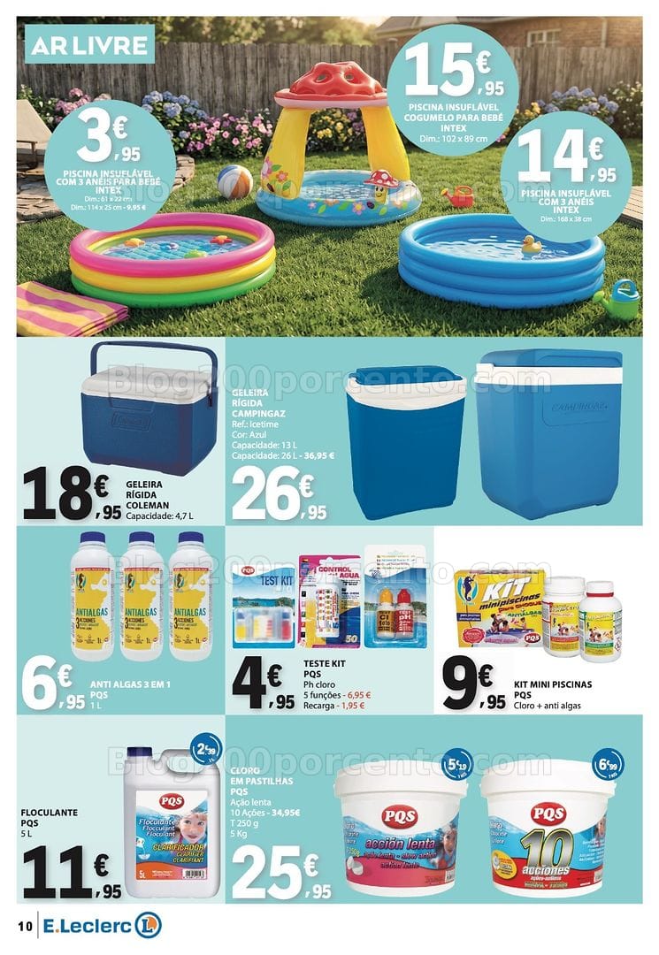 Antevisão Folheto E-LECLERC Bazar Oportunidades Promoções de 30 julho a 12 agosto